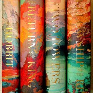 The LORD Of The RINGS Trilogy and The Hobbit by JRR Tolkien In New Custom DJs